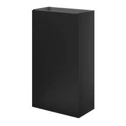 Meuble lave mains à poser noir mat l.44 x H.79 x P.23 cm, GoodHome Imandra