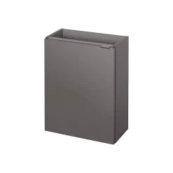 Meuble lave mains à suspendre GoodHome Imandra gris taupé L.44 x H.55 cm