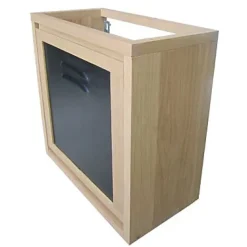 Meuble lave mains à suspendre bois et noir l.44 x H.44 x P.23 cm, Cooke & Lewis Indus