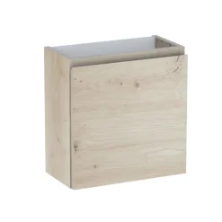 Meuble lave mains effet chêne artisan l.45 x H.44 x P.21 cm, Calao