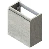 Meuble lave mains effet chêne clair l.45 x H.44 x P.21 cm, Calao