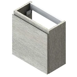 Meuble lave mains effet chêne clair l.45 x H.44 x P.21 cm, Calao