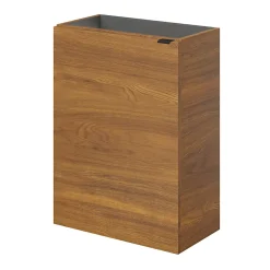 Meuble lave mains suspendu effet noyer l.44 x H.55 x P.23 cm, GoodHome Imandra