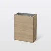 Meuble lave mains suspendu effet chêne l.44 x H.55 x P.23 cm, GoodHome Imandra