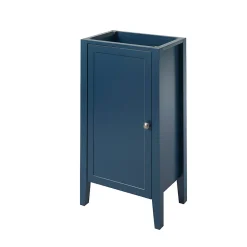 Meuble lave-mains à poser 1 porte bleu mat l.44 x H.80 x P.30 cm, GoodHome Perma