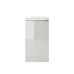 Meuble lave-mains à poser blanc brillant l.44 cm Imandra + plan vasque terrazzo, GoodHome