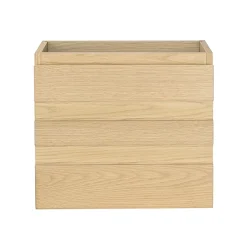 Meuble lave-mains à suspendre l.43,2 x H.38,5 x P.22,5 cm, effet chêne, Homesight Etty