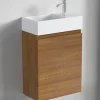 Meuble lave-mains chêne chaud LOMAZOO Malibu - 40cm