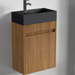 Meuble lave-mains chêne chaud LOMAZOO Ibiza - 40cm