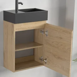 Meuble lave-mains chêne clair LOMAZOO Malibu - 40cm