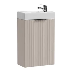 Meuble lave-mains 40cm 1 porte Adriel Cachemire