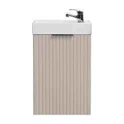 Meuble lave-mains 40cm 1 porte Adriel Cachemire
