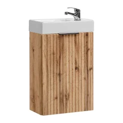 Meuble lave-mains 40cm 1 porte Adriel Bois