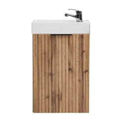 Meuble lave-mains 40cm 1 porte Adriel Bois