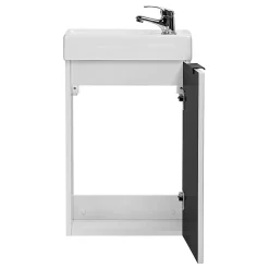 Meuble lave-mains 40cm 1 porte Adriel Blanc