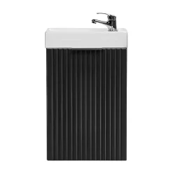 Meuble lave-mains 40cm 1 porte Adriel Noir