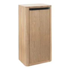 Meuble lave-mains colonne en chêne TOM