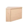 Meuble lave-mains d'angle à suspendre l.36,5 x H.28 x P.36,5 cm, effet bois, Homesight Noma