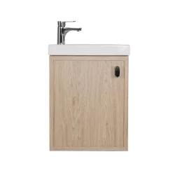 Meuble lave-mains décor chêne FRAME