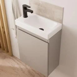 Meuble lave-mains LISA + miroir tablette