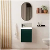 Meuble lave-mains LISA + miroir ovale