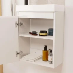 Meuble lave-mains LISA + miroir ovale