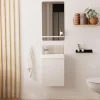 Meuble lave-mains LISA + miroir tablette