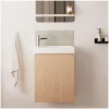 Meuble lave-mains LISA + robinet chromé