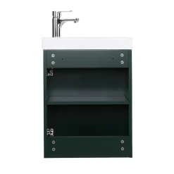 Meuble lave-mains LISA + robinet noir