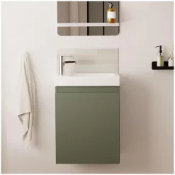 Meuble lave-mains LISA + robinet chromé