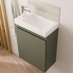 Meuble lave-mains LISA + robinet chromé