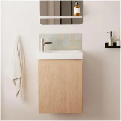 Meuble lave-mains LISA suspendu 41 cm