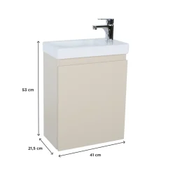 Meuble lave-mains LISA suspendu 41 cm
