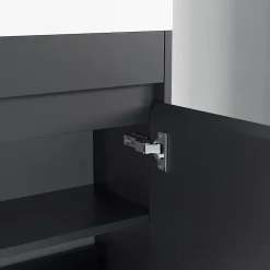 Meuble lave-mains noir mat LOMAZOO Ibiza - 40cm
