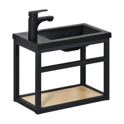 Meuble lave-mains SAO + robinet noir