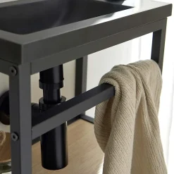 Meuble lave-mains SAO + robinet noir