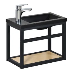 Meuble lave-mains SAO + robinet chromé