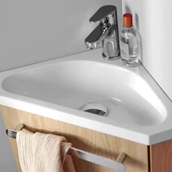 Meuble lave-mains SKINO + robinet chromé