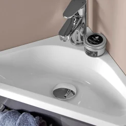 Meuble lave-mains SKINO + robinet chromé