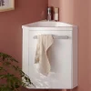 Meuble lave-mains SKINO + robinet chromé