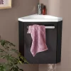 Meuble lave-mains SKINO + robinet chromé