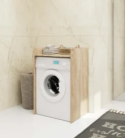 Meuble pour lave-linge AKORD FIN Chêne Sonoma 64 cm 1 étagère 64x50x98 cm