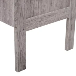 Meuble salle de bain - meuble sous-vasque - placard 2 portes avec étagère - dim. 60L x 30l x 70H cm - MDF imitation bois gris