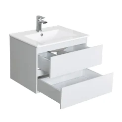 Meuble simple vasque 60cm SORRENTO + vasque