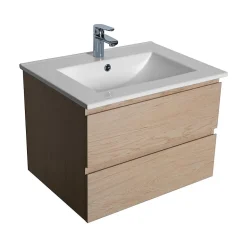 Meuble simple vasque 60cm SORRENTO + vasque