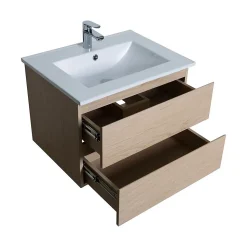 Meuble simple vasque 60cm SORRENTO + vasque