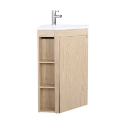 Meuble simple vasque d'angle SORRENTO 45cm