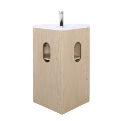 Meuble simple vasque d'angle SORRENTO 45cm