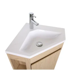 Meuble simple vasque d'angle SORRENTO 45cm