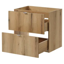 Meuble sous lavabo avec vasque 60 x 57 x 39 cm chêne NEWPORT